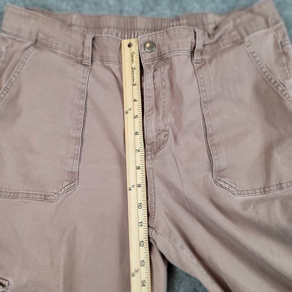 Wild Fable Womens Wide Leg Cargo Pants Mauve Brown High Rise Size L Utility - Picture 6 of 12